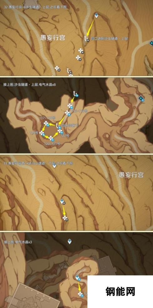 【原神】素材之旅，电气水晶高效率超长路线篇（160个）