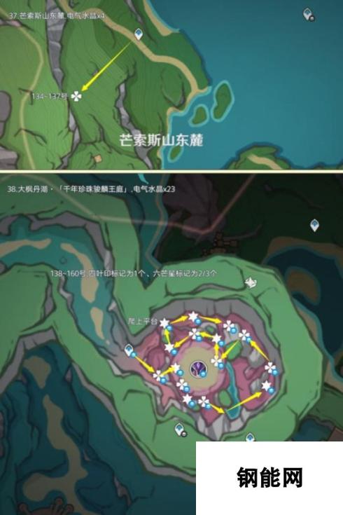 【原神】素材之旅，电气水晶高效率超长路线篇（160个）