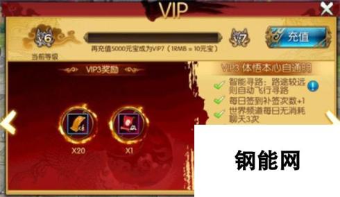 诛仙手游VIP1-VIP7对应奖励及充值价值