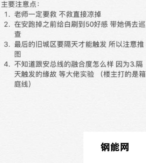 永远的7日之都白喵攻略技巧 还能剩20点体力