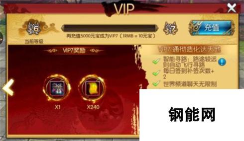 诛仙手游VIP1-VIP7对应奖励及充值价值