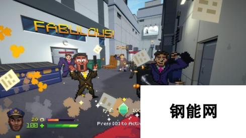 像素风复古FPS《潮流特警队》 现已在Steam发售