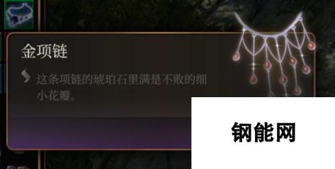 《博德之门3》金项链介绍